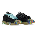 BLACK/MULTICOLOR CURB LIGHT SNEAKERS
