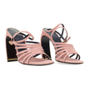 PINK J HEEL 105MM SANDALS HEELS