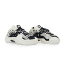 ECRU/BLACK FLASH-X TRICOTEE SNEAKERS
