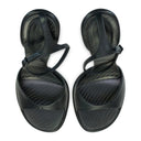 BLACK STRAPLIGHT SANDAL À TALONS 110MM HEELS
