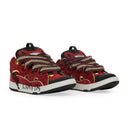 RED/GOLD CURB SNEAKERS