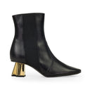 BLACK M&E ANKLE BOOTS