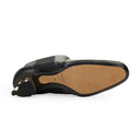 BLACK M&E ANKLE BOOTS