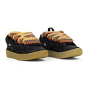 BLACK CURB MULES LOW TOP SNEAKERS