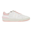 WHITE/PINK CLAY LOW TOP SNEAKERS