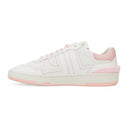 WHITE/PINK CLAY LOW TOP SNEAKERS