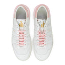WHITE/PINK CLAY LOW TOP SNEAKERS