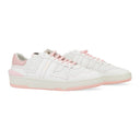 WHITE/PINK CLAY LOW TOP SNEAKERS