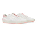 WHITE/PINK CLAY LOW TOP SNEAKERS