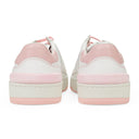 WHITE/PINK CLAY LOW TOP SNEAKERS