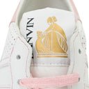 WHITE/PINK CLAY LOW TOP SNEAKERS