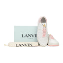 WHITE/PINK CLAY LOW TOP SNEAKERS