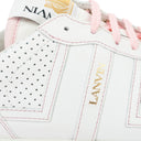 WHITE/PINK CLAY LOW TOP SNEAKERS