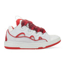 WHITE/RED BASKETS CURB SNEAKERS