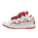 WHITE/RED BASKETS CURB SNEAKERS