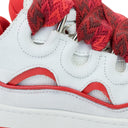 WHITE/RED BASKETS CURB SNEAKERS