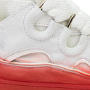 RED/WHITE CURB SNEAKERS
