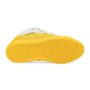 YELLOW/WHITE CURB SNEAKERS