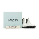 WHITE CHELSEA EN VEAU LISSE BOOTS