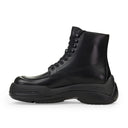 BLACK BASSES A LACETS FLASH X BOLD BOOTS