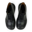BLACK BASSES A LACETS FLASH X BOLD BOOTS