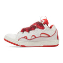 WHITE/RED CURB SNEAKERS