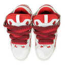 WHITE/RED CURB SNEAKERS