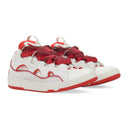 WHITE/RED CURB SNEAKERS