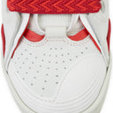 WHITE/RED CURB SNEAKERS