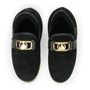 BLACK SLIP ON LOAFERS