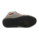 GRAY/ORANGE CURB SNEAKERS