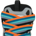 GRAY/ORANGE CURB SNEAKERS