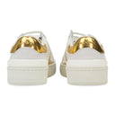 WHITE/GOLD BASKETS BASSES CLAY SNEAKERS