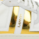 WHITE/GOLD BASKETS BASSES CLAY SNEAKERS
