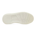 WHITE/SILVER CLAY LOW TOP SNEAKERS