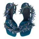 BLUE/VIOLET RITA SANDAL 105 HEELS