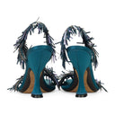 BLUE/VIOLET RITA SANDAL 105 HEELS
