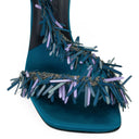 BLUE/VIOLET RITA SANDAL 105 HEELS