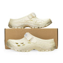 GOLD/BEIGE MOK LACETS CURB SUICOKE SLIDES