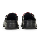 BLACK X SUICOKE MOK LACETS CURB SLIDES