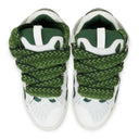 WHITE/BROWN BASKETS CURB SNEAKERS