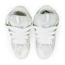 WHITE/WHITE CURB SNEAKERS