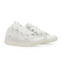 WHITE/WHITE CURB SNEAKERS