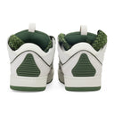 WHITE/BROWN BASKETS CURB SNEAKERS