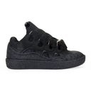 BLACK/BLACK CURB SNEAKERS