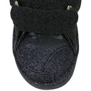BLACK/BLACK CURB SNEAKERS