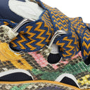 MULTICOLOR/BLUE CURB SNEAKERS