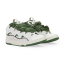 WHITE/BROWN CURB SNEAKERS