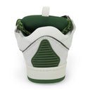 WHITE/BROWN CURB SNEAKERS