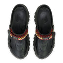 BLACK X SUICOKE MOK MOCASSINS CURB SLIDES